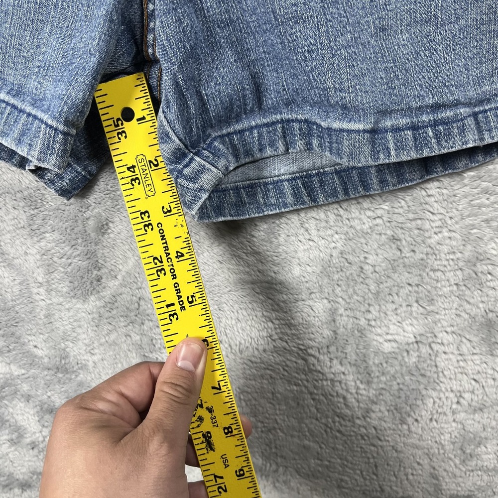 Vintage Levis 550 Relaxed Short RedTab Y2K 2000's Denim Blue Jean Shorts Size 12 - Picture 2 of 11
